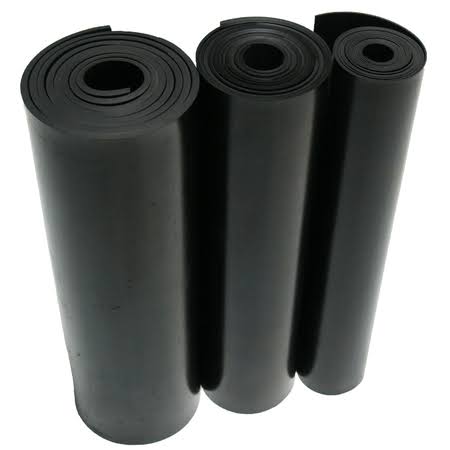 Black Nitrile Sheets 1/8x22 x 3 ft W x 10 ft L H659