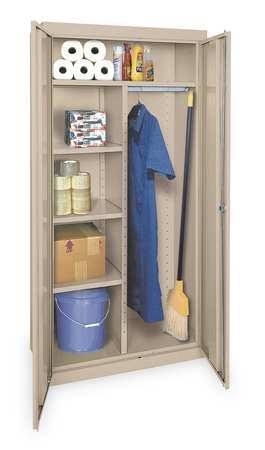 Storage Cabinet, Gray, 78 in H, 36 in W L262