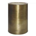 Antique Gold Metal Side Table O52915