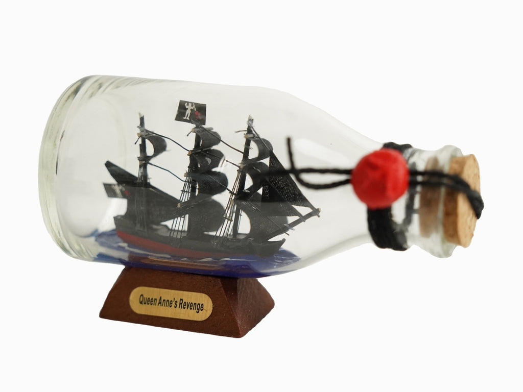 Pirate Ship in a Glass Bottle 5" K18997