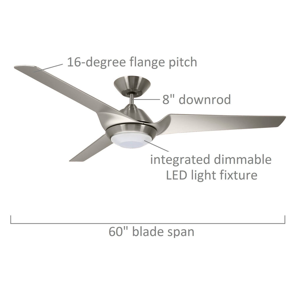 Black LED Ceiling Fan C778717