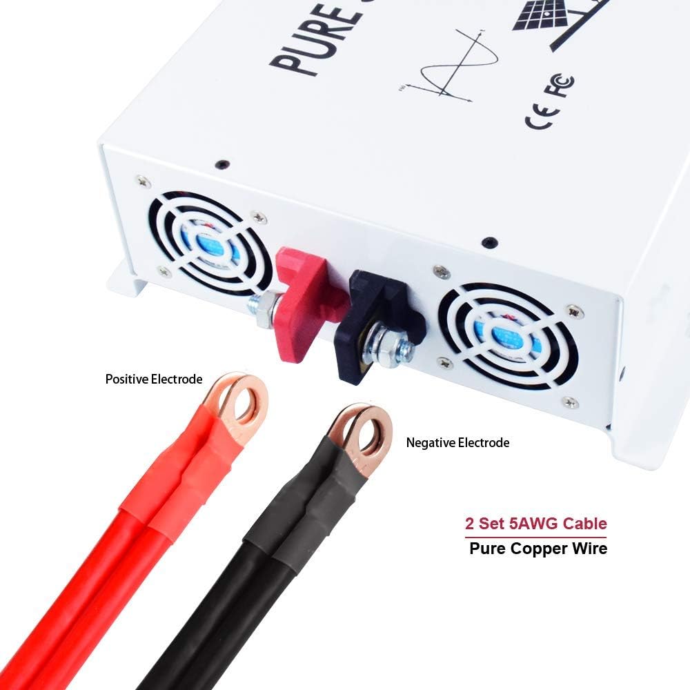 3500W 24V 120V Pure Sine Wave Power Inverter H13124
