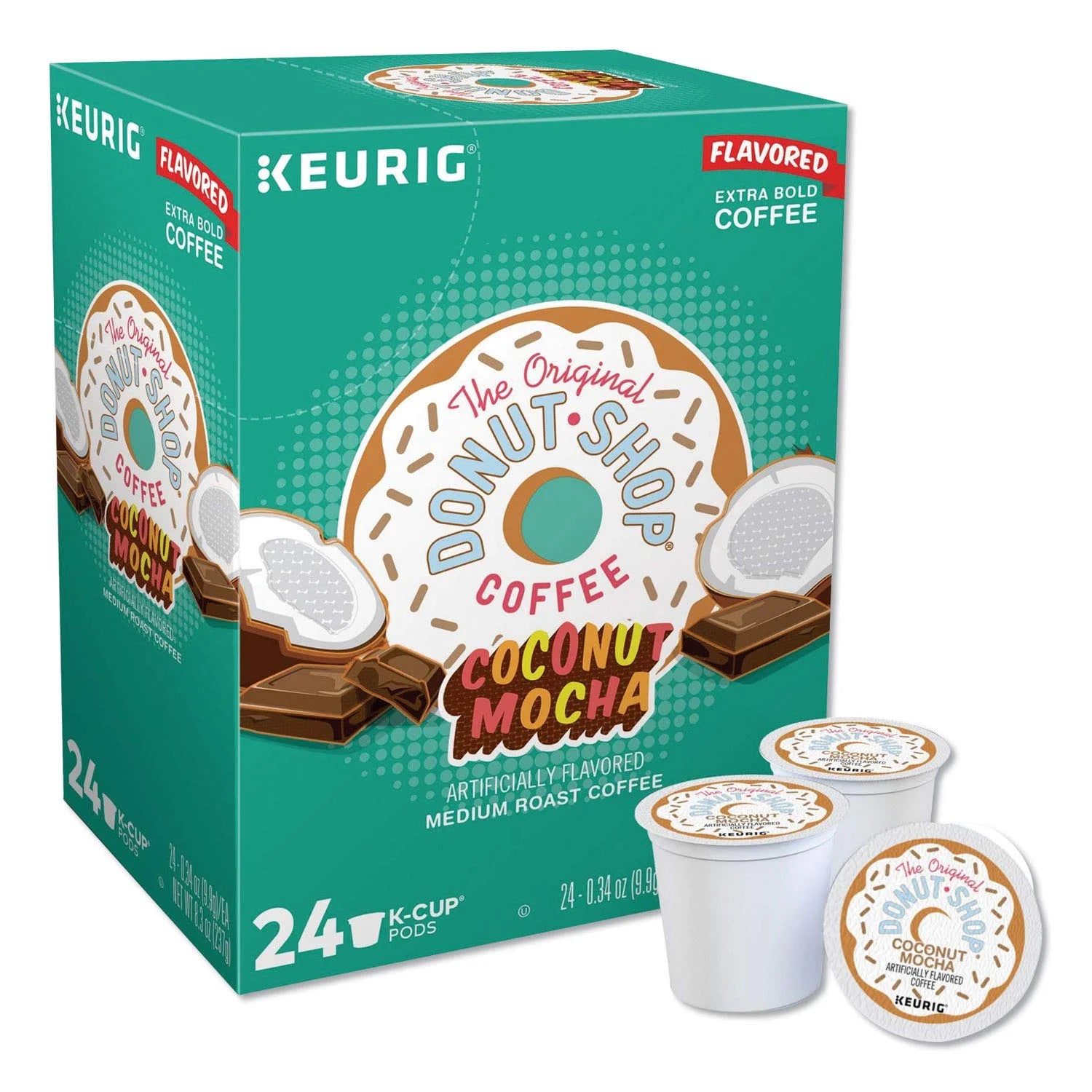 Coconut Mocha Medium Roast Coffee, 24 Count J55884