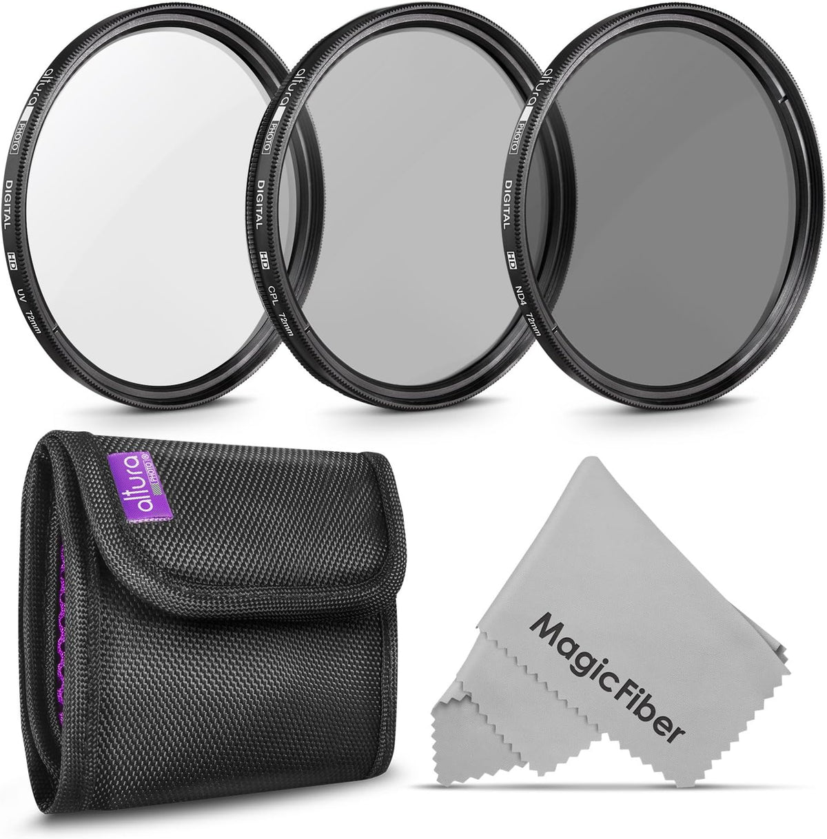 95MM Lens Filter Kit with ND, CPL, UV Filter and Lens Filter Case S194643