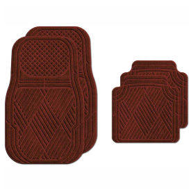 Red/Black Full Set of 4 Car Mats E302