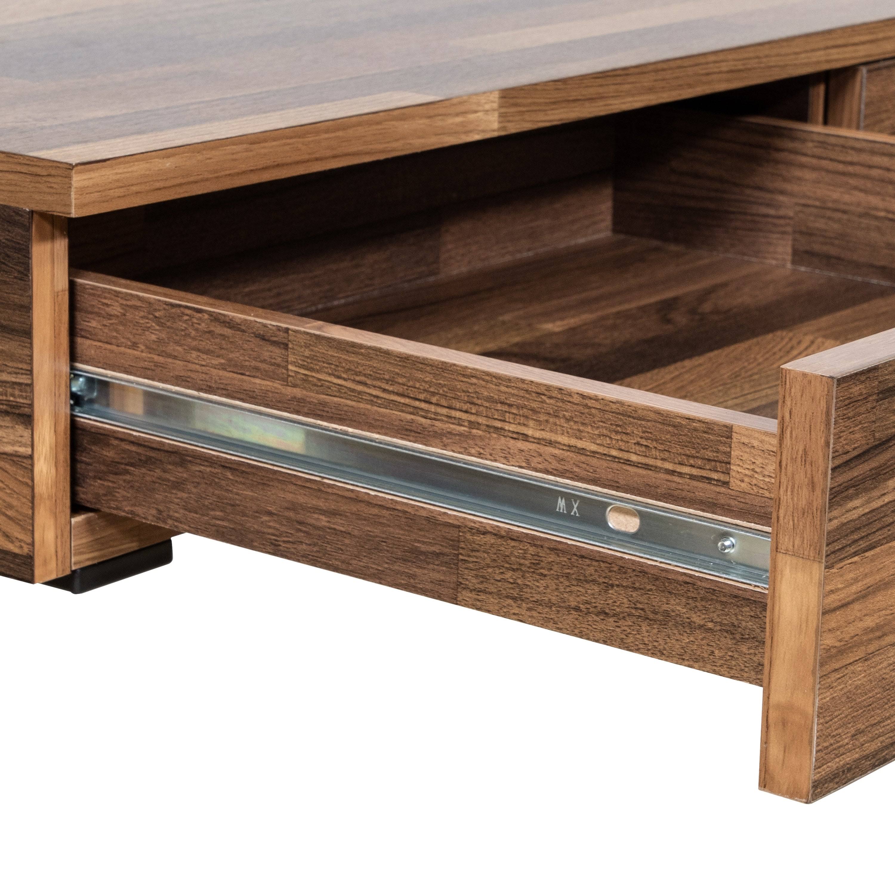 Black Metal 3 Drawer Desk Y15643