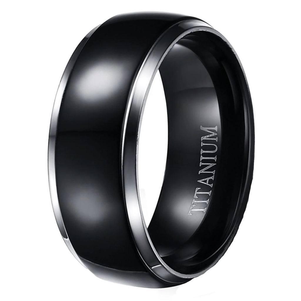 3 Piece Sterling Silver Black Wedding Band Engagement Ring Set V829048