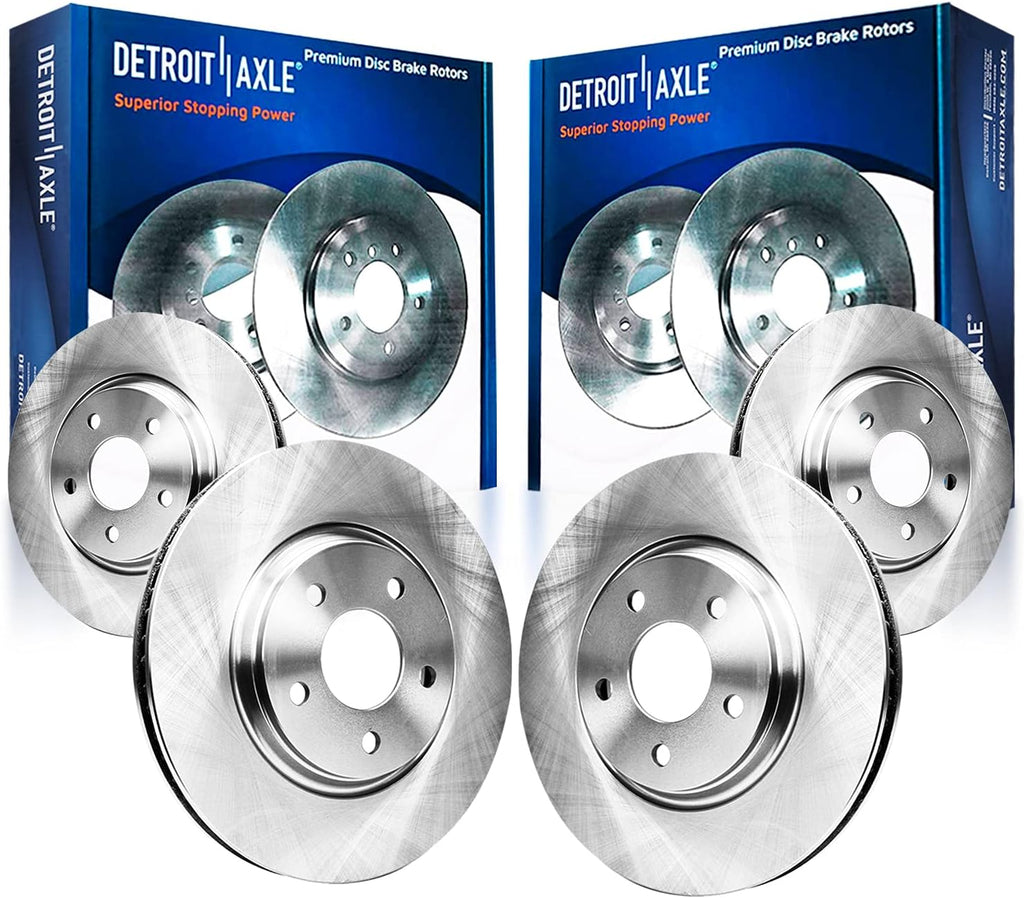 Front & Rear Disc Brake Rotors 4pc Set U777