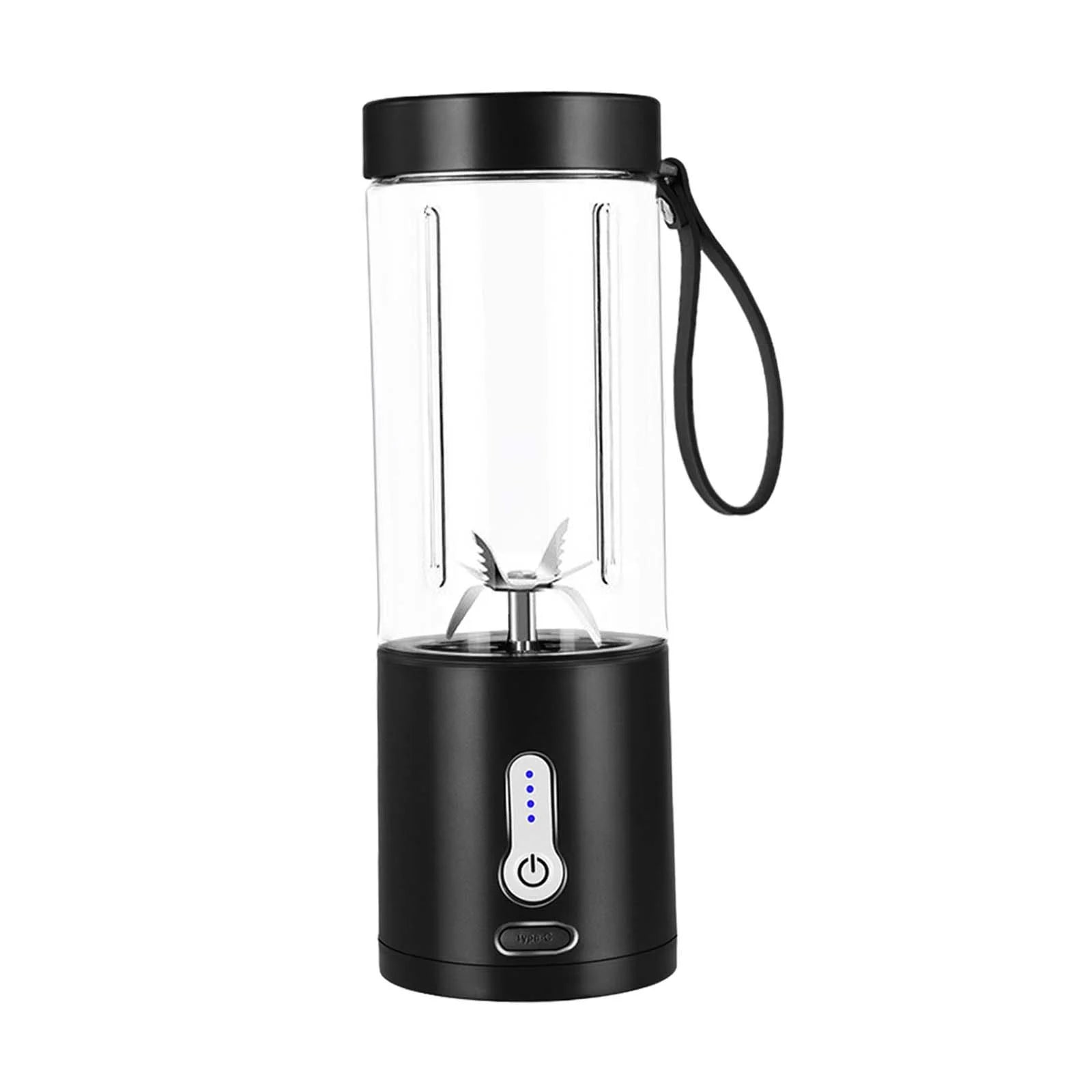 Black 530ml Portable USB Juicer Cup M549
