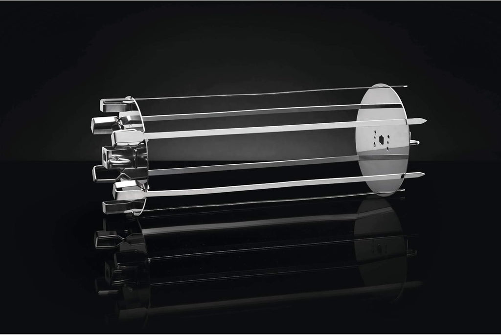 Stainless Steel Kebab Wheel BBQ Rotisserie Accessory, Pack of 2 L906