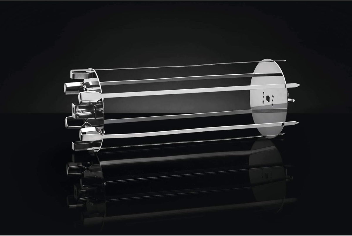 Stainless Steel Kebab Wheel BBQ Rotisserie Accessory, Pack of 2 L906