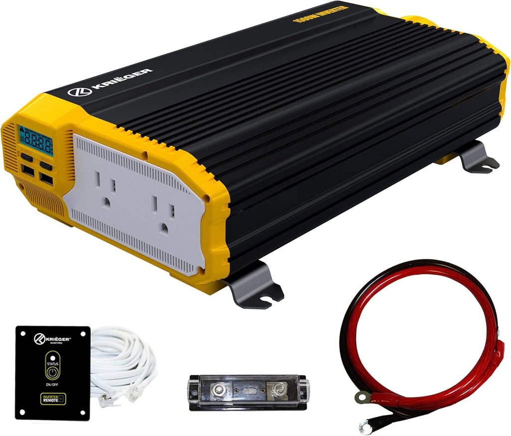 1500 Watts Power Inverter 12V to 110V Modified Sine Wave Car Inverter F446