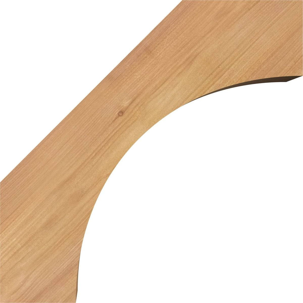 3 1/2x22W x 20x22D x 24x22H Westlake Smooth Brace, Western Red Cedar A690