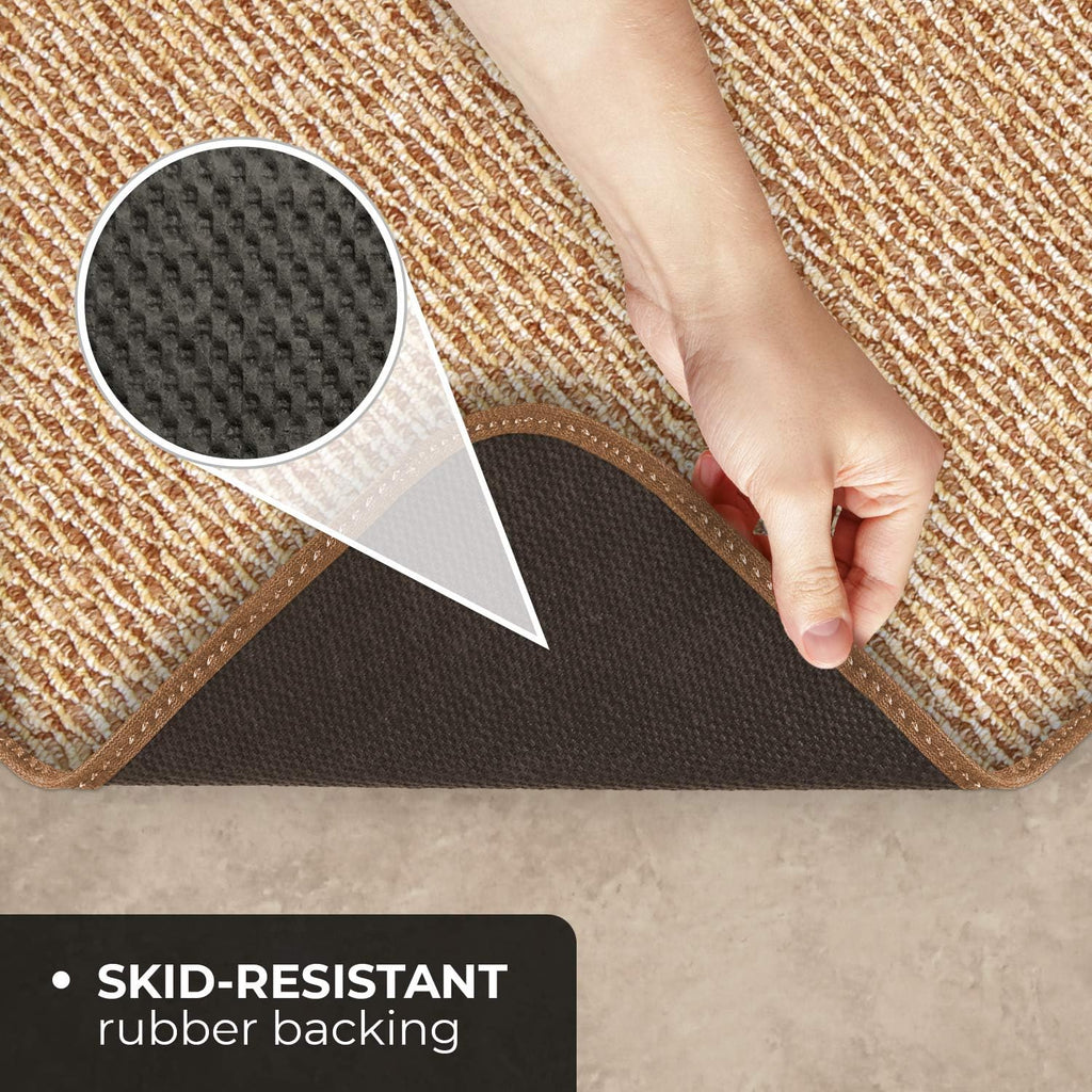 Skid-Resistant Carpet Runner - Praline Brown - 20 Feet X 27 Inches A6630