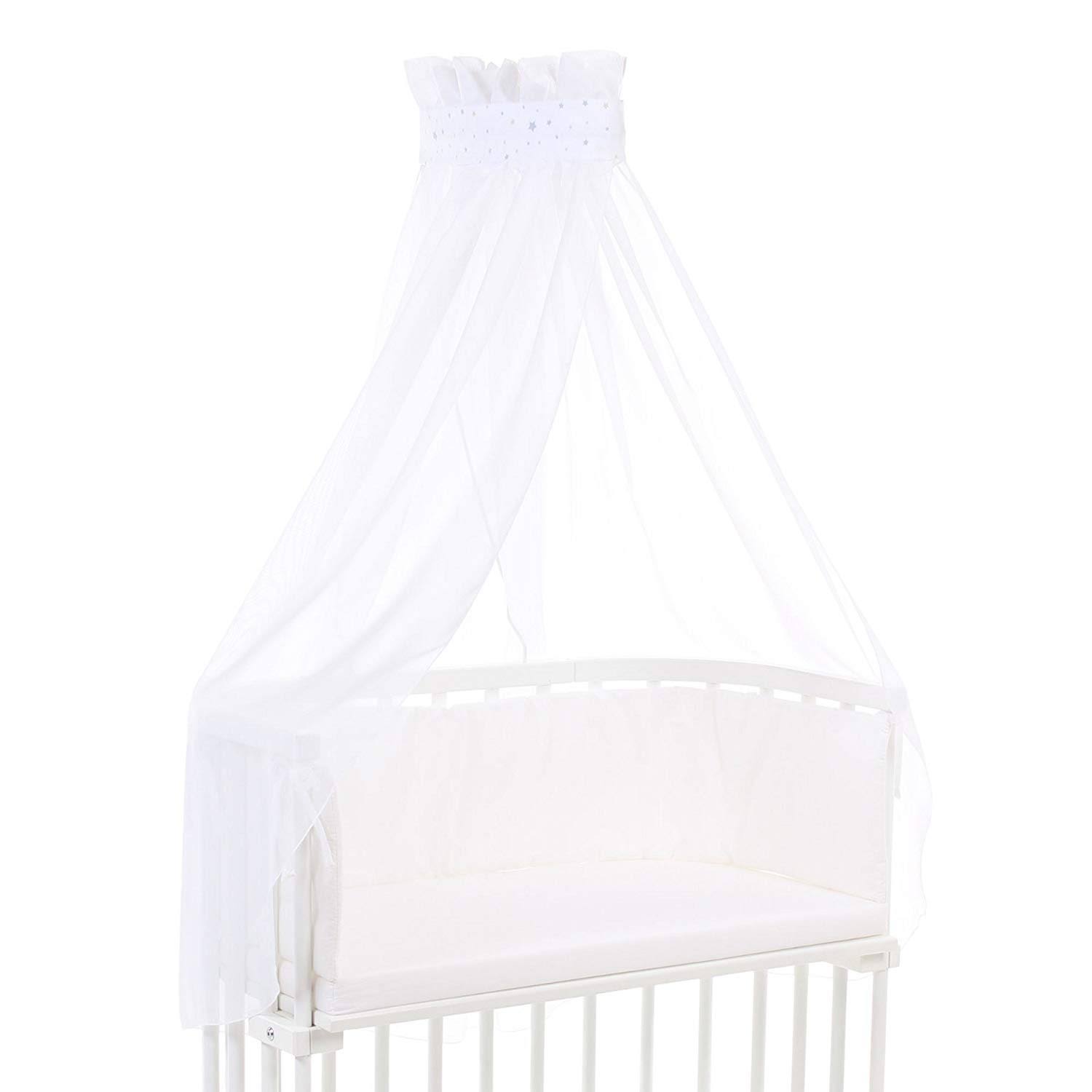 Canopy with Ribbon, White Star Mix Sand/Azure, One Size R5221