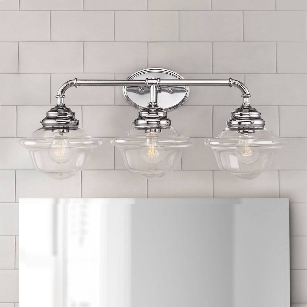 Chrome 3 Light Bath Bar G51955