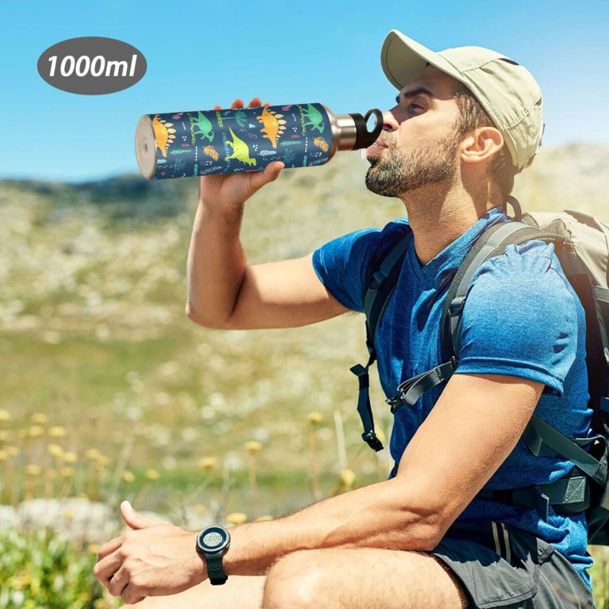 Stainless Steel Water Bottle with Straw Lid Vacuum Insulated 20 OZ Z9600