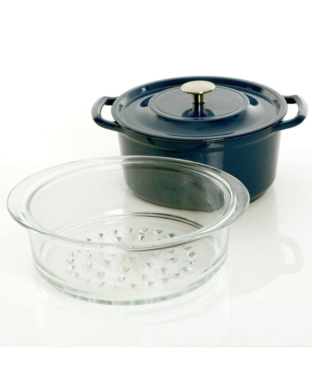 5qt Casserole with Glass Steamer W860742