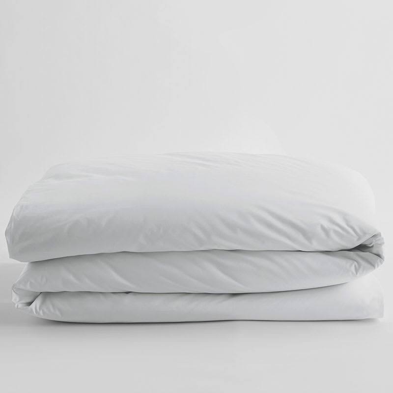 Supima Cotton Percale Duvet Cover - Brown, Size Twin E159
