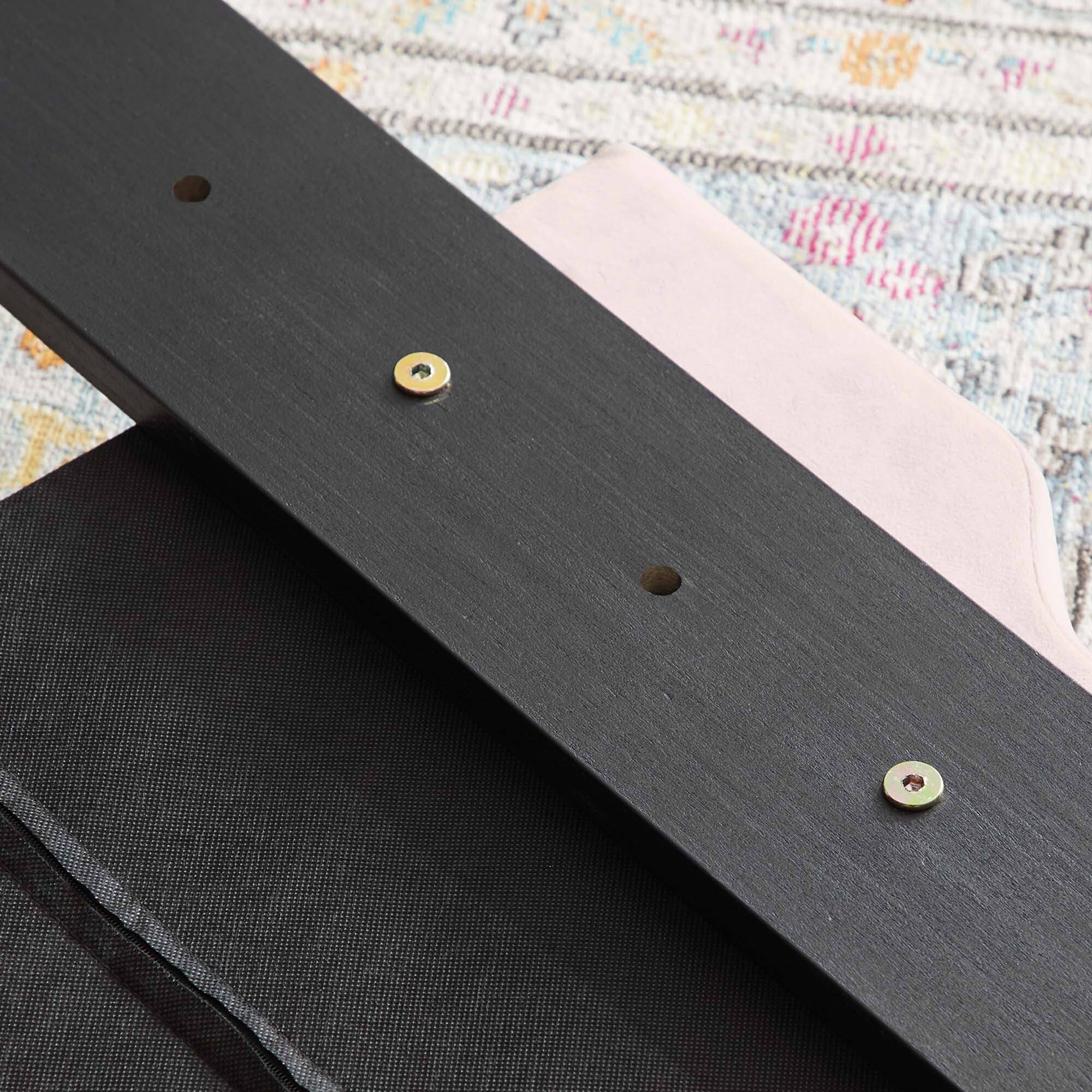 Twin Headboard Charcoal Velvet Q15910