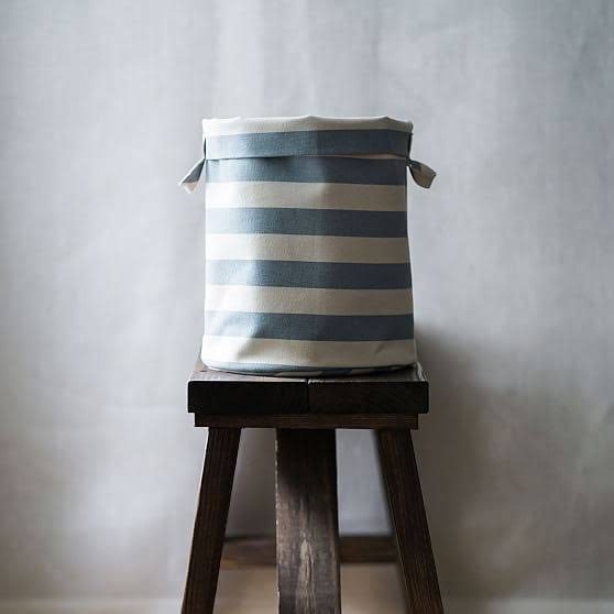 Large Double Sided Cotton Canvas Storage Bin K87256
