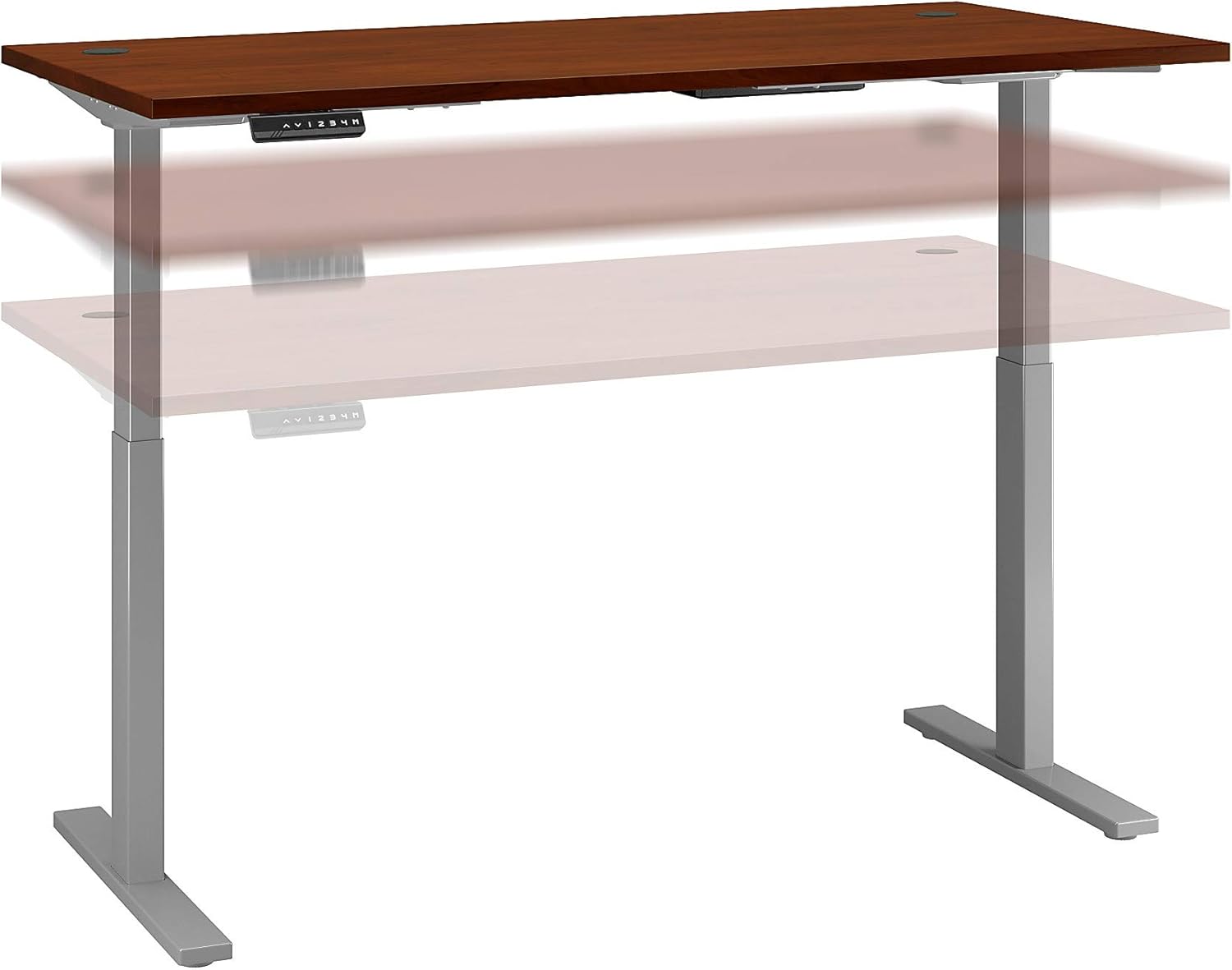 White Height Adjustable Standing Desk O76031