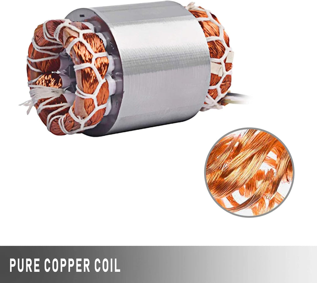 90W Single Phase Electric Vibrating Motor Aluminum Alloy Case AC 110V 3600rpm D23925