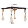 Large Canopy Patio Pergola with Steel Frame I70019
