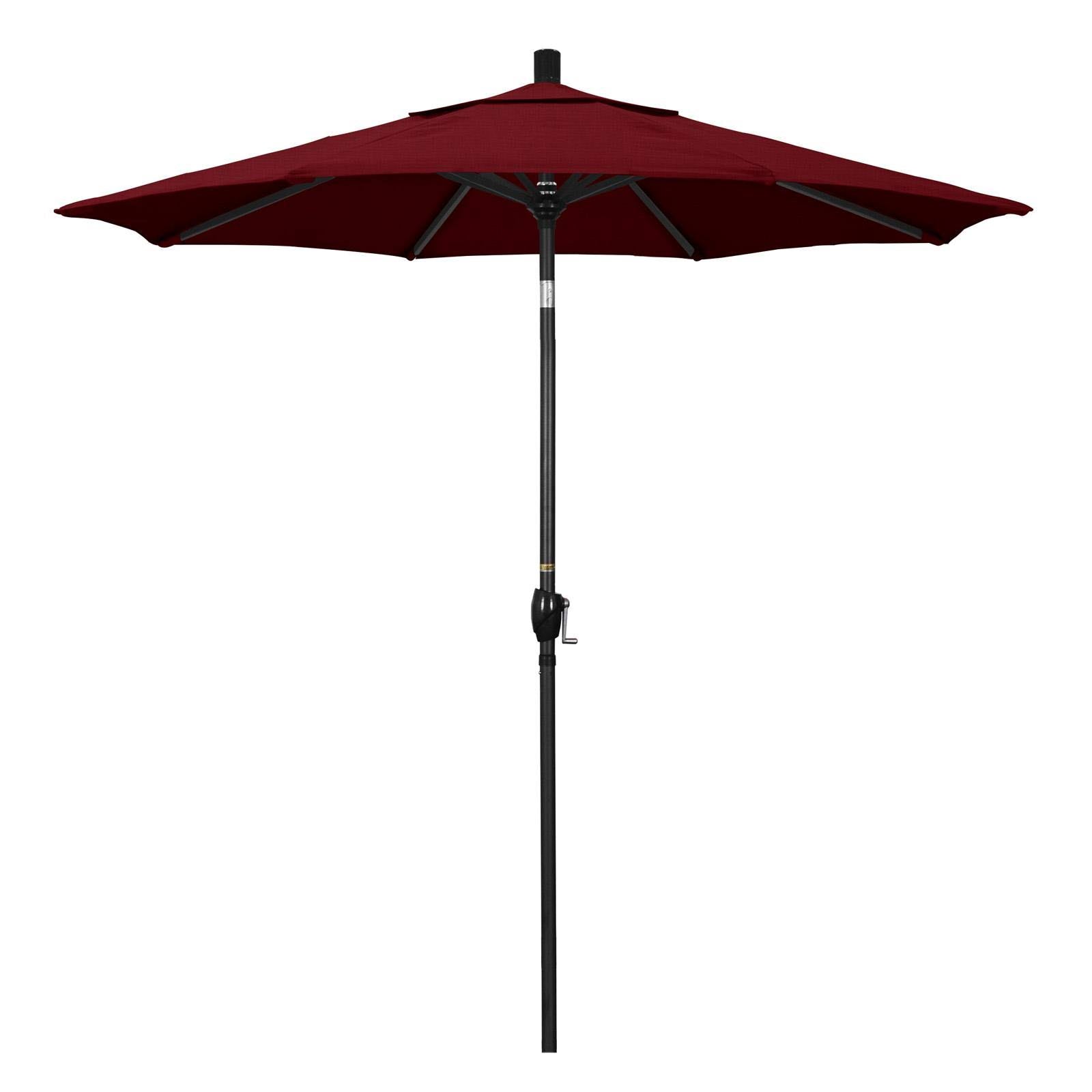 7.5 ft. Aluminum Push Button Tilt Sunbrella Market Umbrella Q8890