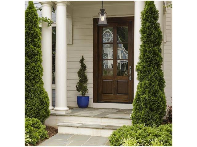 One-Light Outdoor Pendant, Oil Rubbed Bronze Finish with Clear Seeded Glass G871405