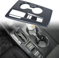 Carbon Fiber Center Console Gear Shift Panel Cover Sticker Interior Trim Decal Pack of 2 K54746