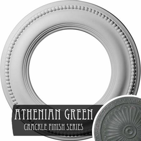 12 1/8x22OD x 3 5/8x22ID x 3/4x22P Ceiling Medallion Q570004