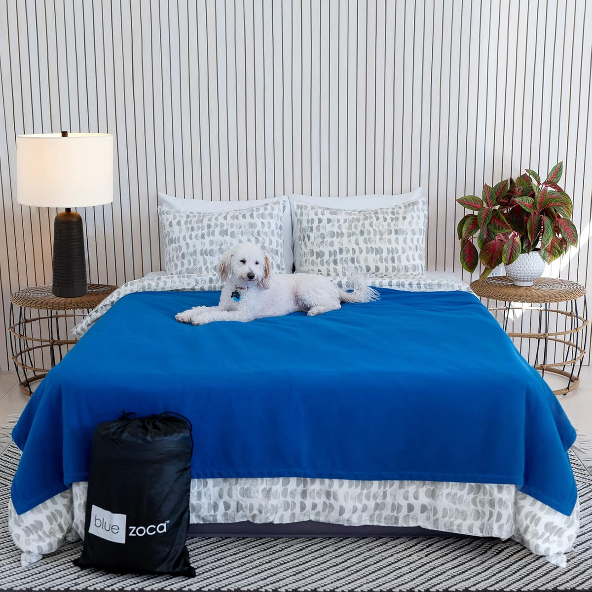 Merlot Waterproof Reversible Pet Proof Throw Blanket Y4427