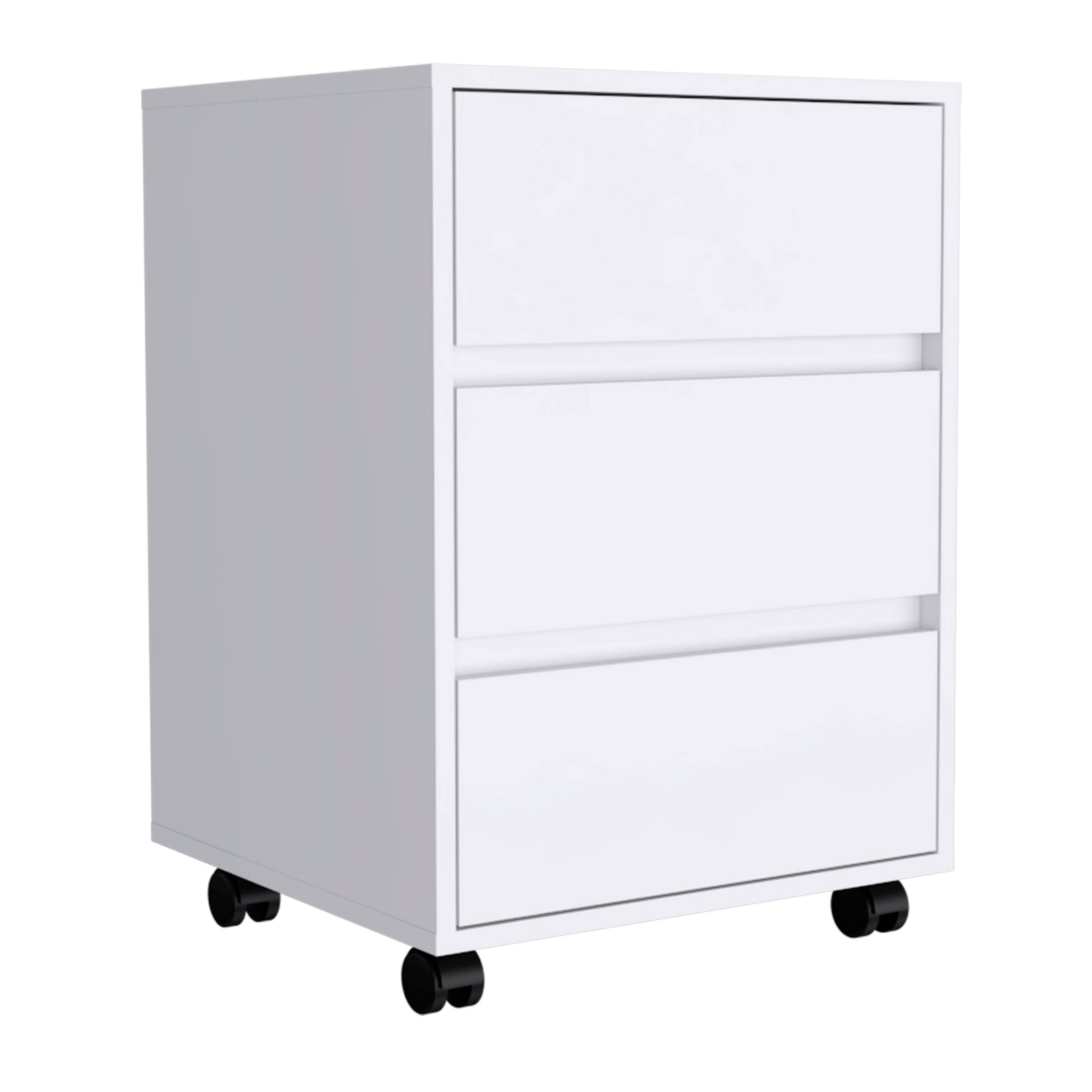 Grey 3 Drawer Filing Cabinet D89398