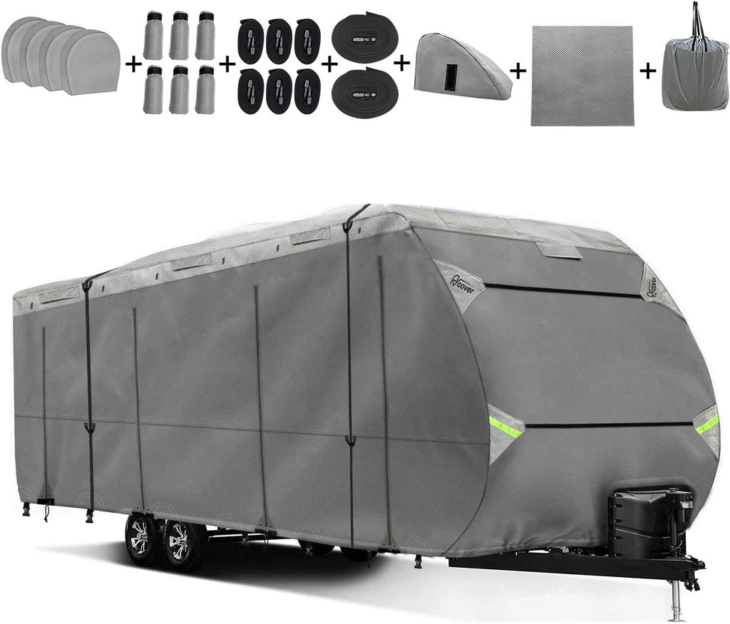 Non-Woven Fabric Waterproof RV Cover Fits 18’ - 20’ TT D837