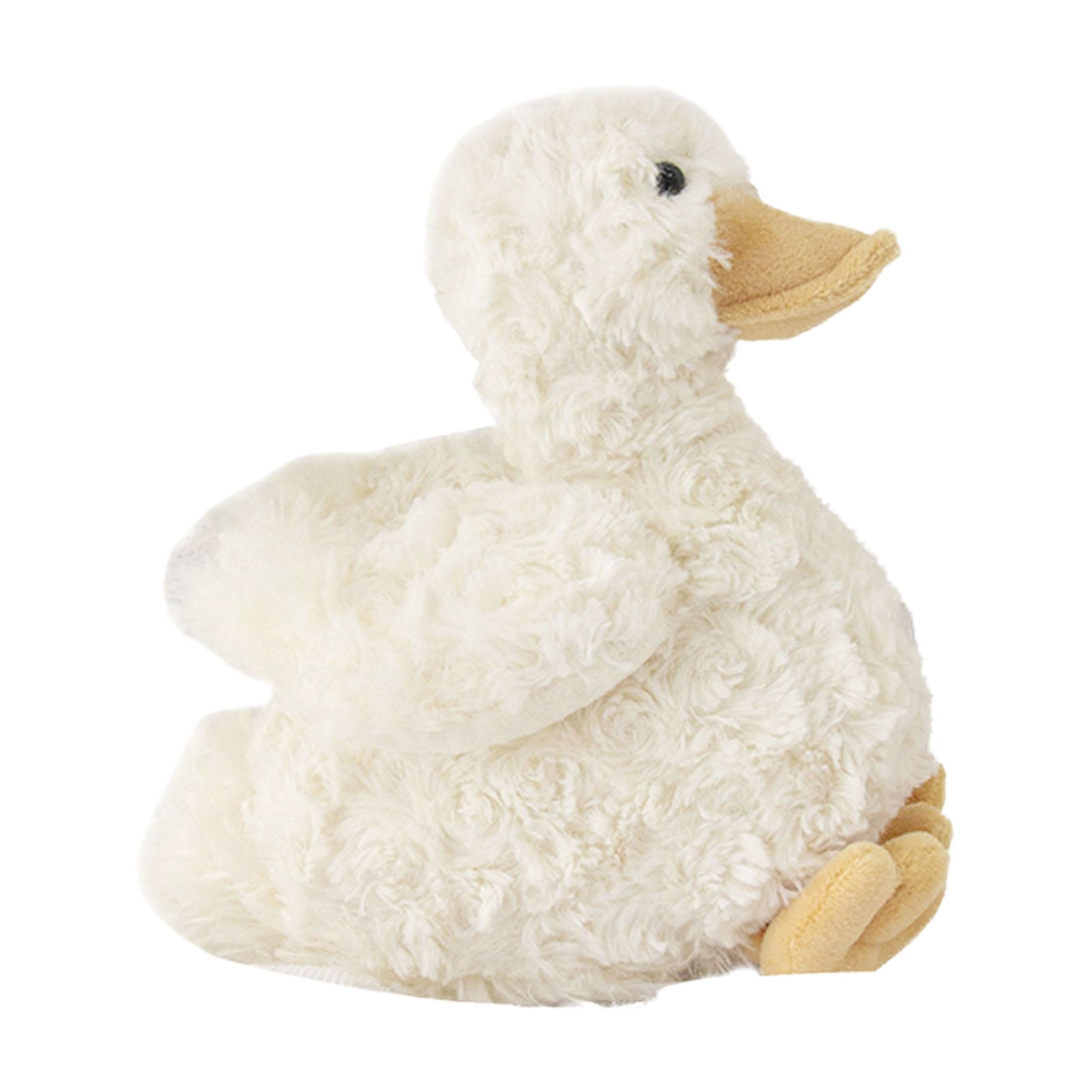 7.8in Fluffy Duck Plush Toy with PP Cotton Filling V555