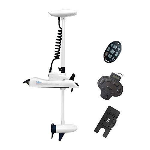 12V 55lbs Bow Mount Electric Trolling Motor with Foot Control with Quick Release Bracket W31855