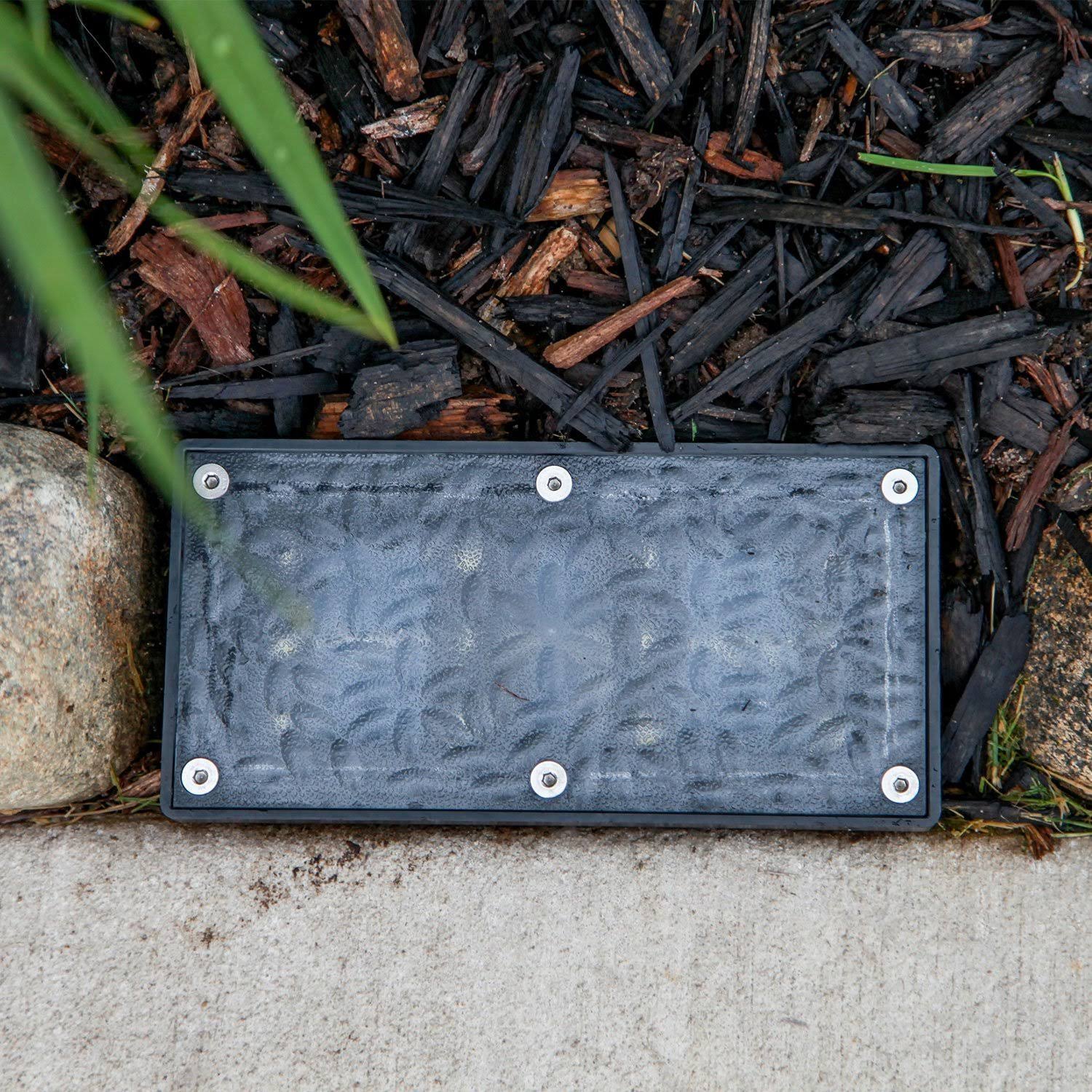 12 Cool White Solar Brick Path Light R94436
