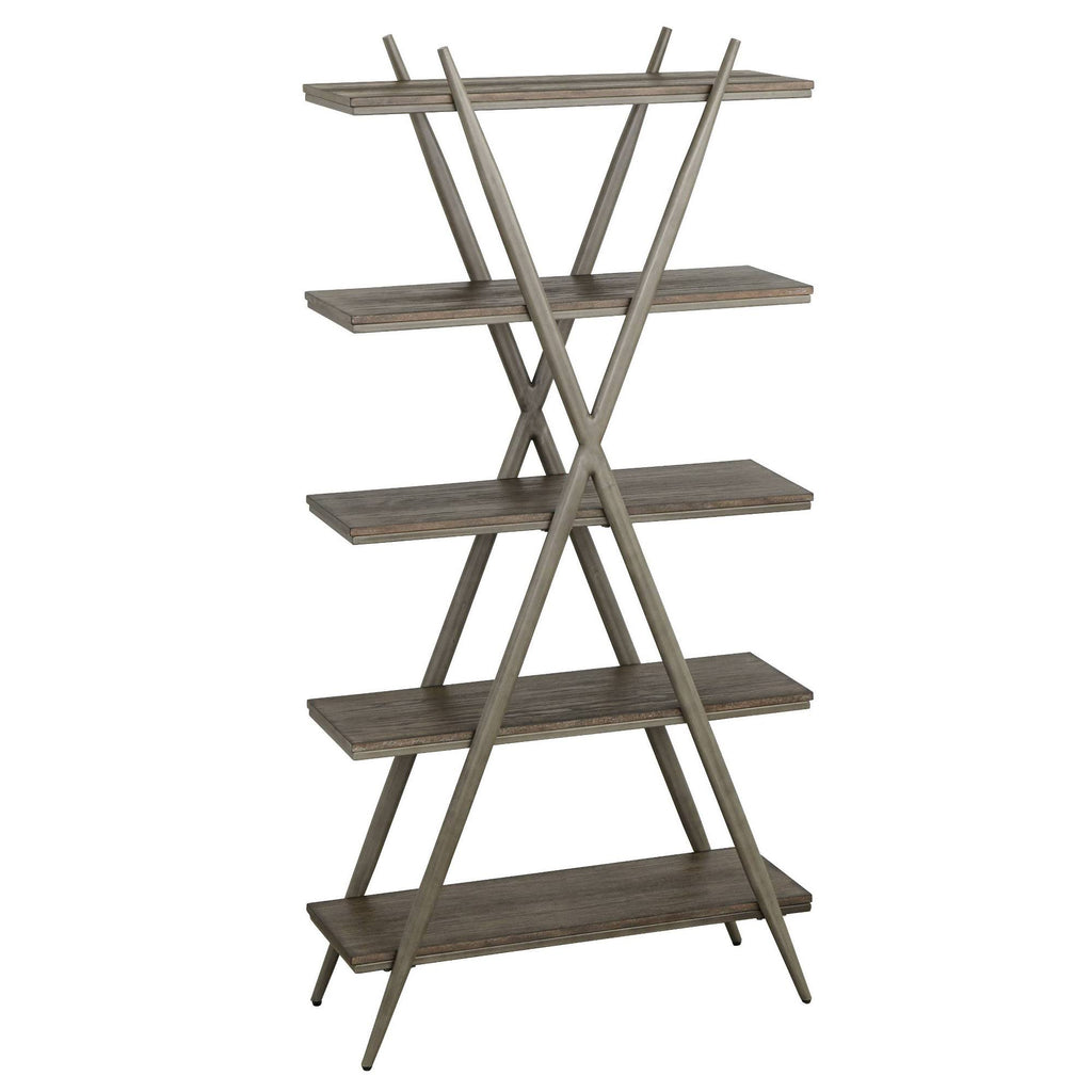 Grey 5-Tier Bookcase C445020