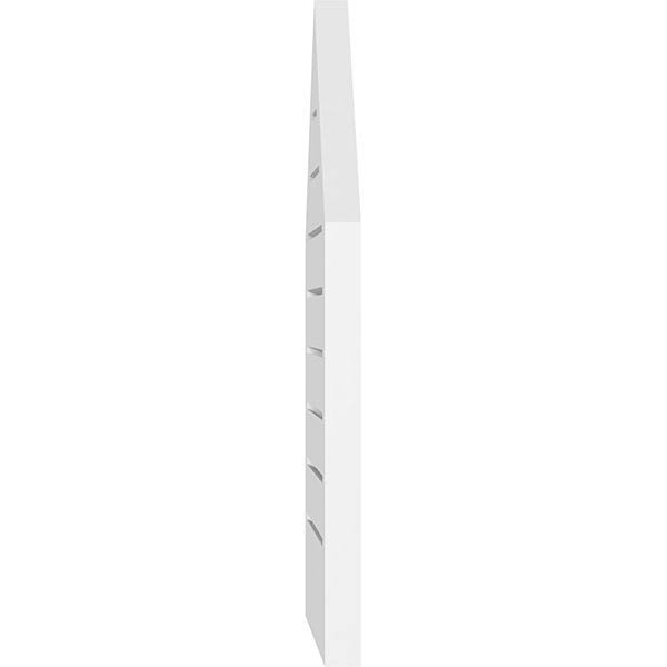 Peaked Top Surface Mount PVC Gable Vent K9562