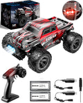 RC Cars 1:14 Scale Remote Control Car, 4WD Top Speed 25 Km/h Electric Toy Off Road RC Car Truck Crawler with Two Rechargeable Batteries M376777