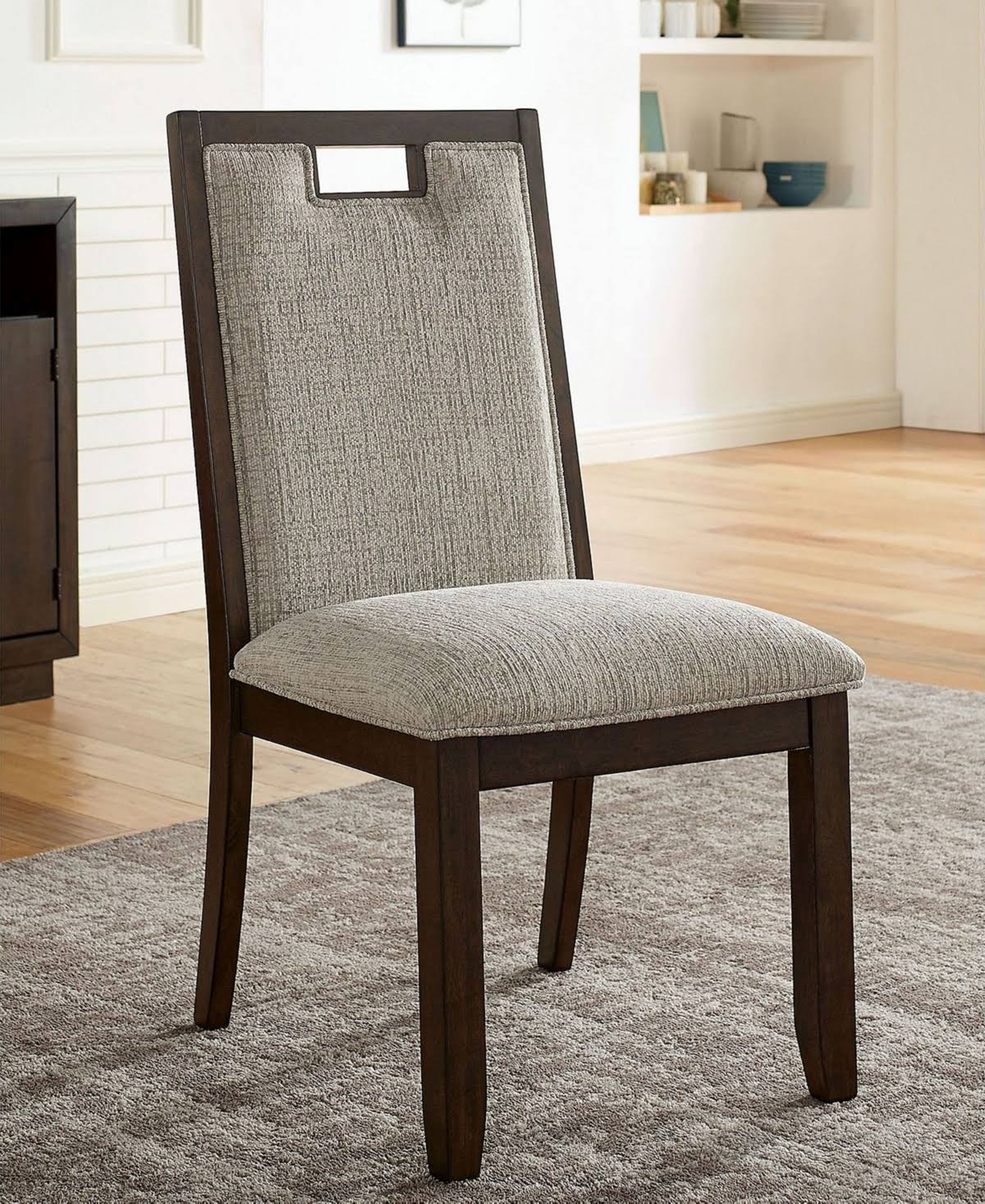 Beige 2 Piece Side Chair Set L44528