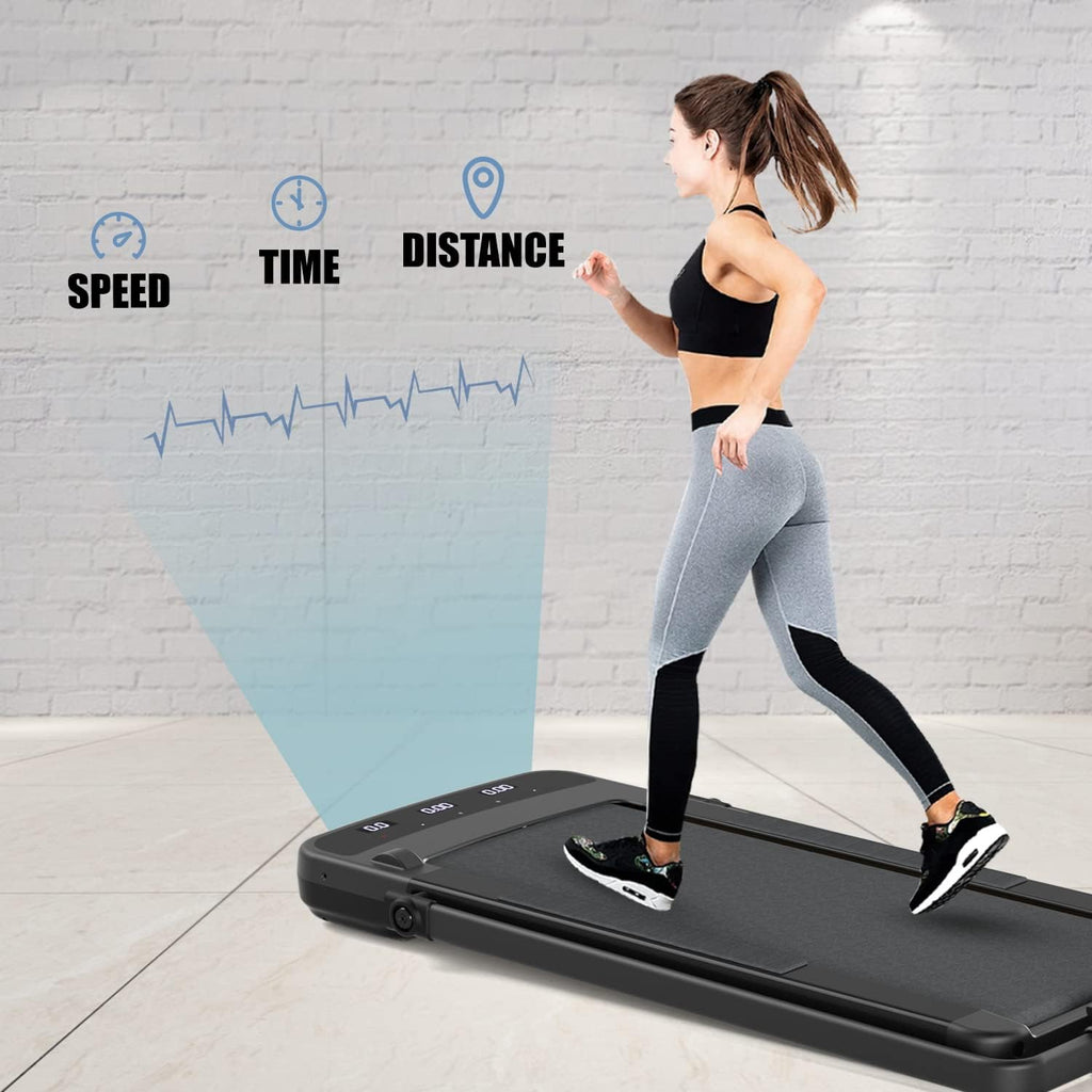 2 in 1 Folding Under Desk Treadmill with Remote Control L279379