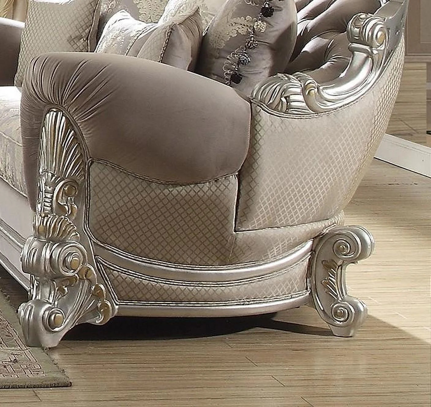 Carved Wood 3Pcs Sofa Set P771987