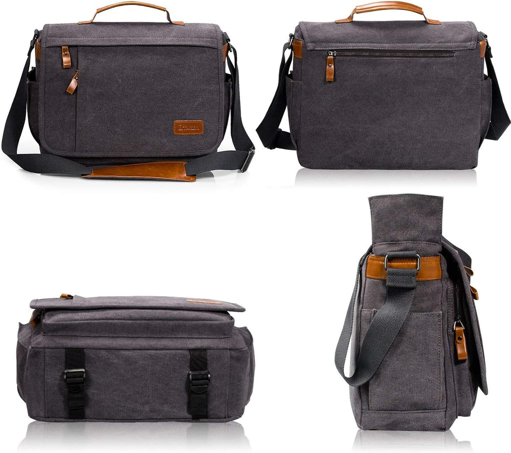 Camera Messenger Bag for DSLR Cameras Laptop 15.6inch Shoulder Bag with Camera Insert Sleeve Z90060