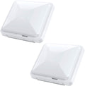 RV Roof Vent Lid Cover 14 inch White 2 Pack X76892