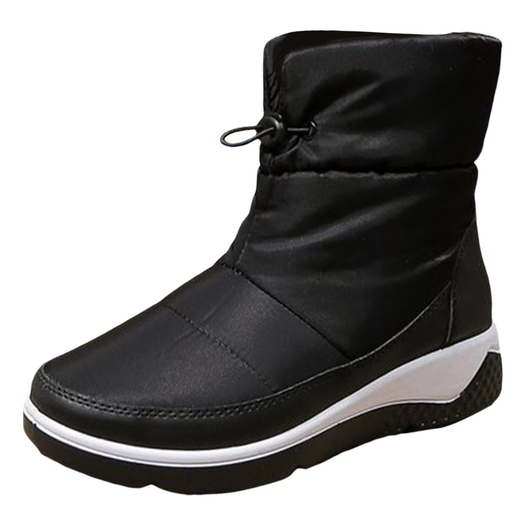 Snow Boots with Side Zippers Cotton Shoes V72341