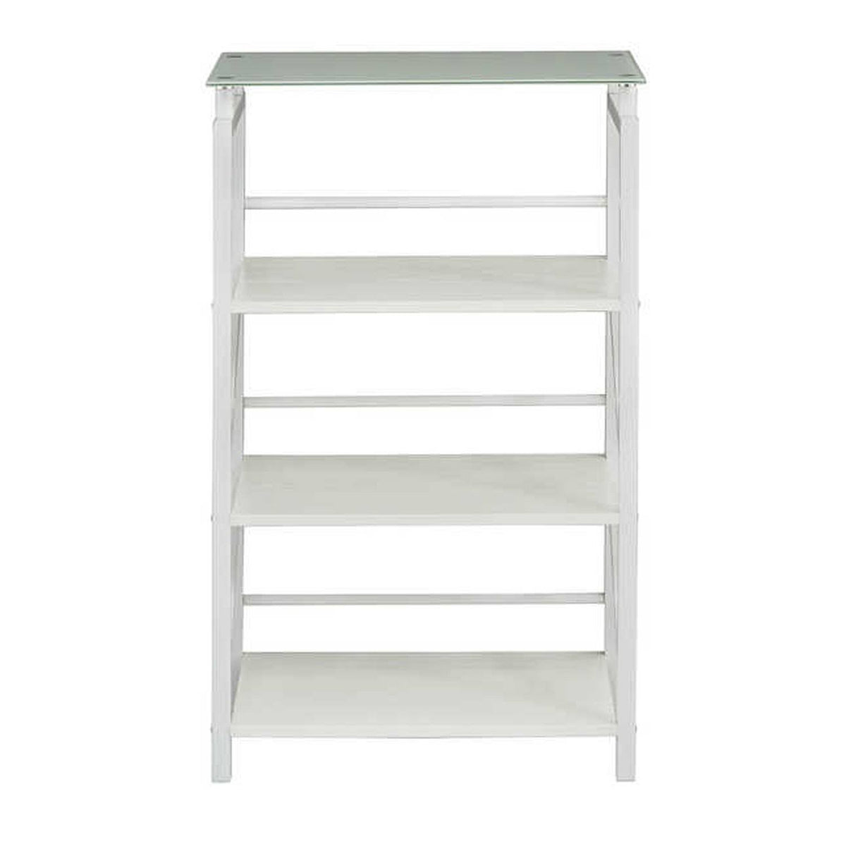 Black Glass Top Bookcase J282863