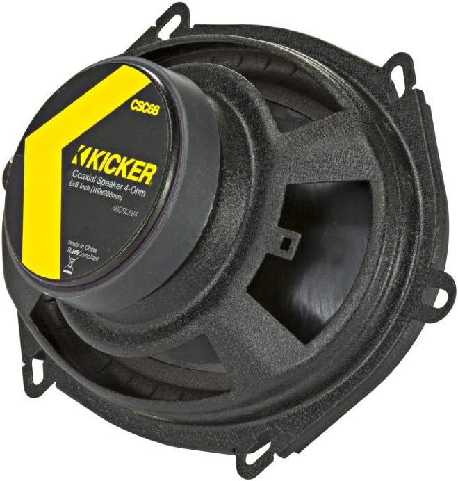 Two Pairs of 6x8-Inch Coaxial Speakers, 4-Ohm N6300