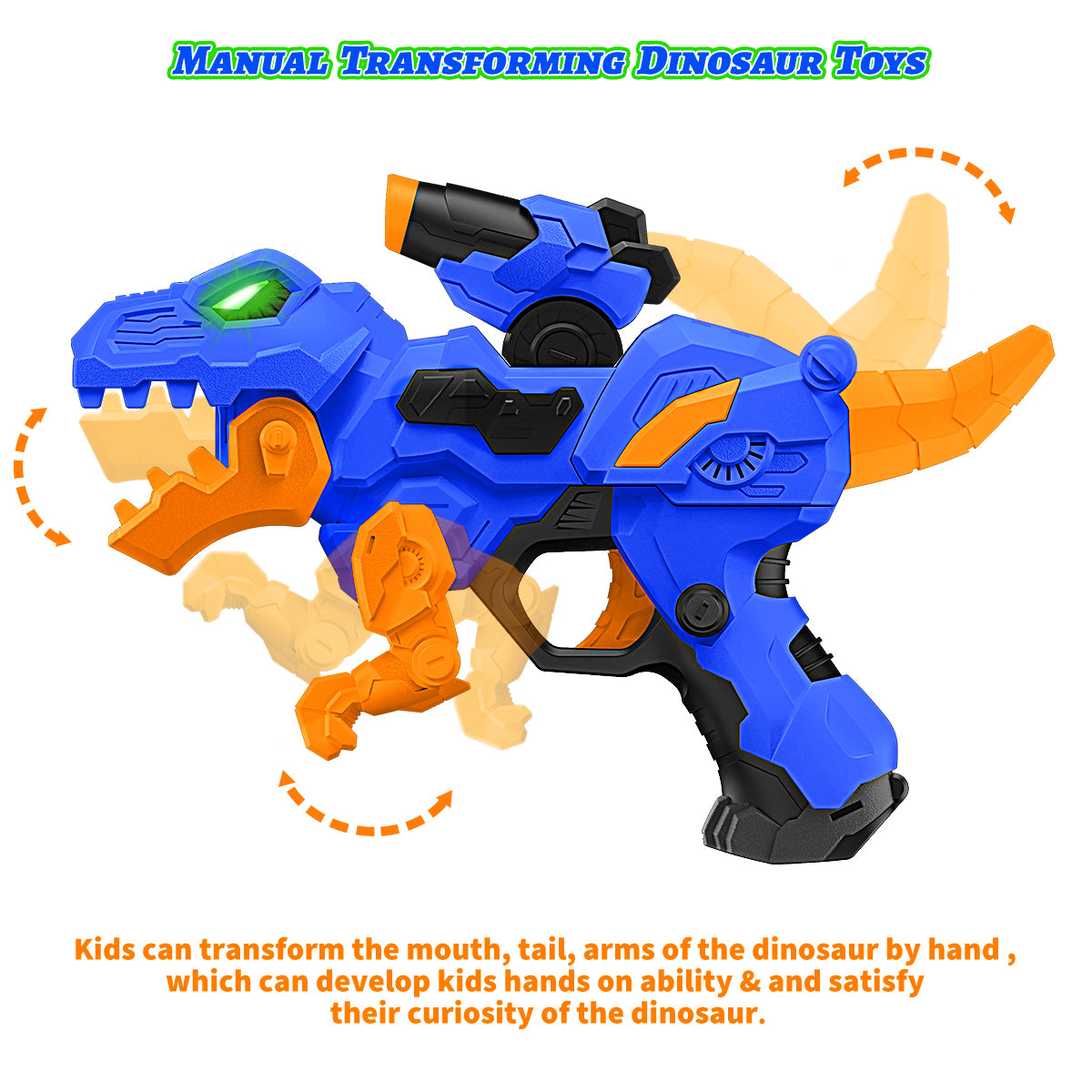 2 Pack Dinosaur Blasters Guns Toys X74276